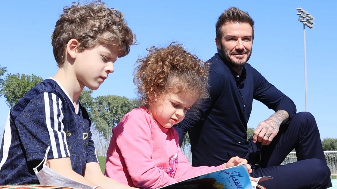 David Beckham attends opening of Generation Amazing Community Club in Lusail